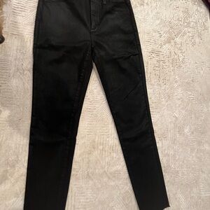 Joe’s Coated Black skinny fray Women's Jeans size 27